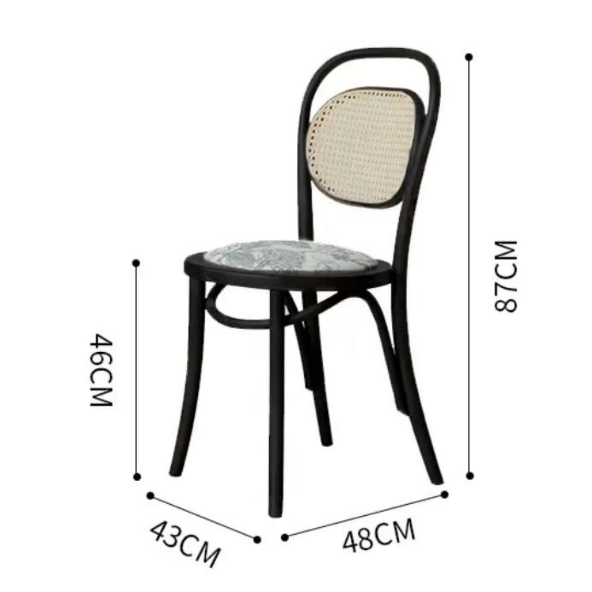 European simple retro rattan chair(Can be customized)