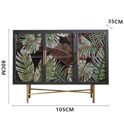 Stained glass decorative cabinet Storage cabinet Storage cabinet (customizable)