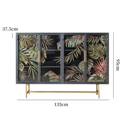 Stained glass decorative cabinet Storage cabinet Storage cabinet (customizable)