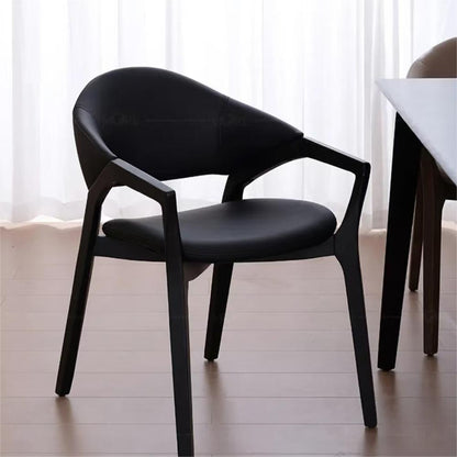 Italian dining chair Home back dining armchair