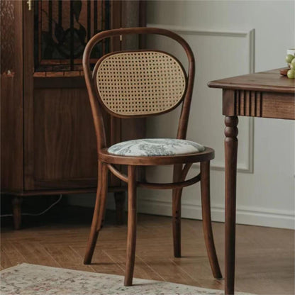 European simple retro rattan chair（Can be customized）