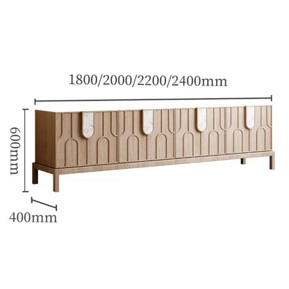 Japanese TV cabinet log air TV cabinet