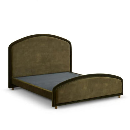 Simple fabric French style Double bed (customizable)