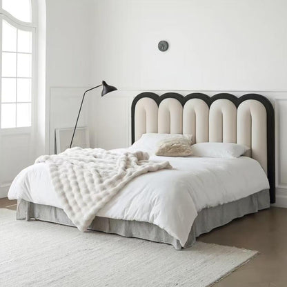 High back Modern Simple Double Bed (customizable)