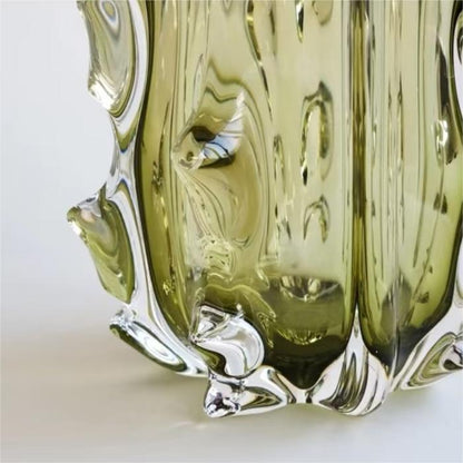 Gradient Pure Crystal Cabbage Vase tabletop decoration (available in bulk)